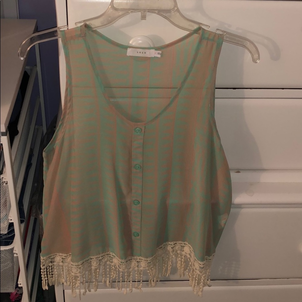 LUSH boho tank top